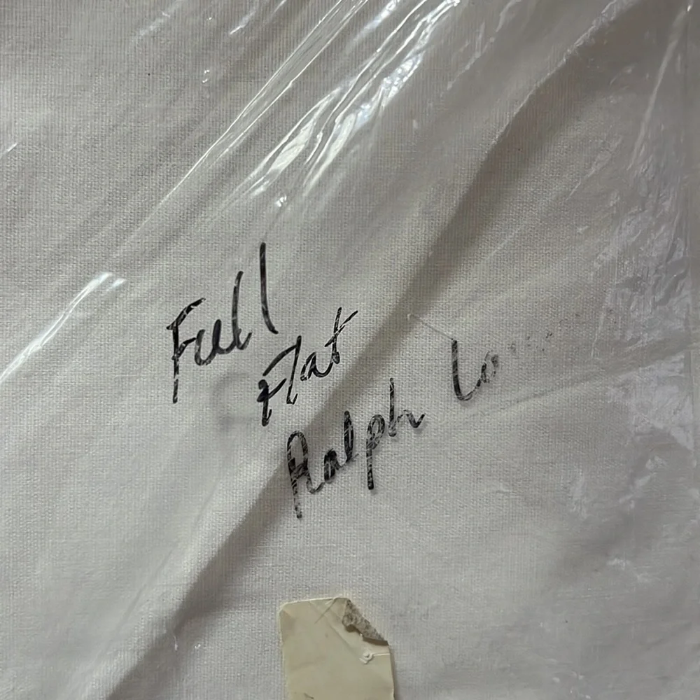 New polo Ralph Lauren white full flat